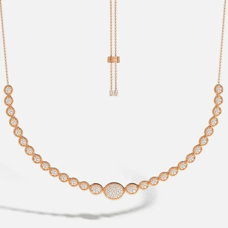 Diamond Earrings, Necklace & Bracelet Set – 925 Silver