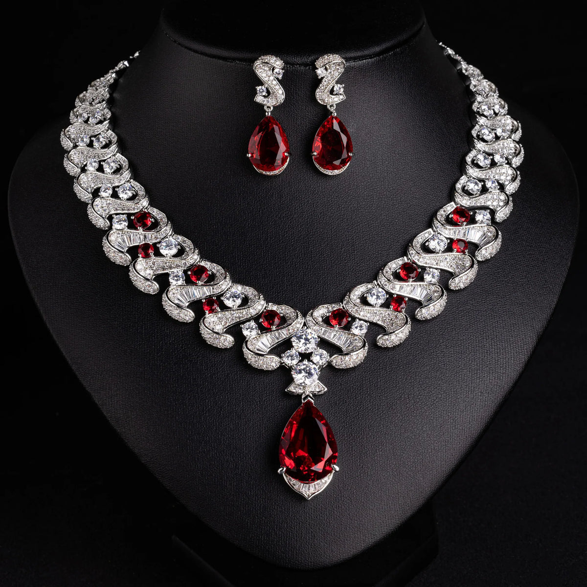 Luxury Necklace & Earring Set – Wedding & Holiday