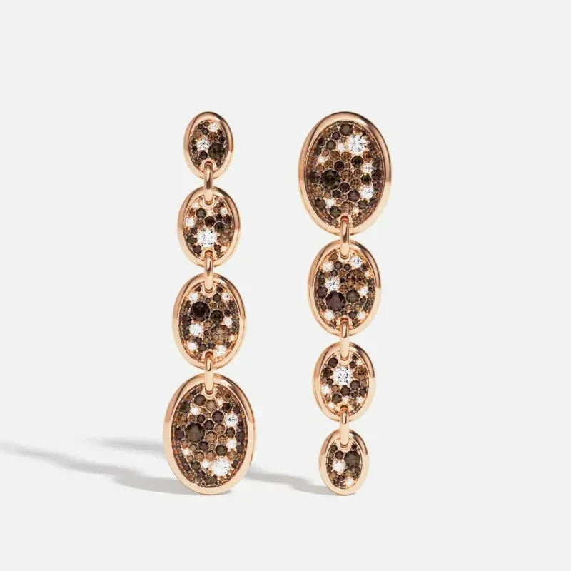 Diamond Earrings, Necklace & Bracelet Set – 925 Silver